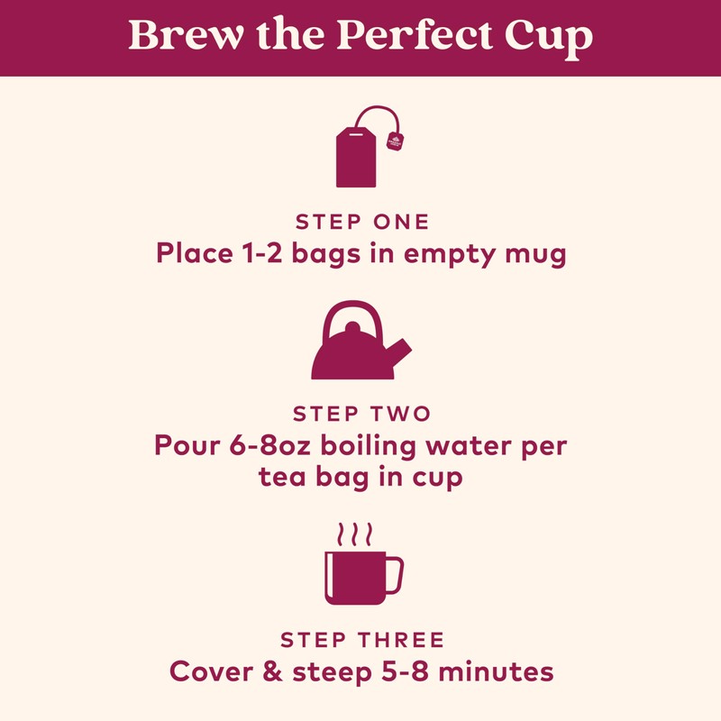 Organic India Tulsi Hibiscus Herbal Tea - Holy Basil, Stress