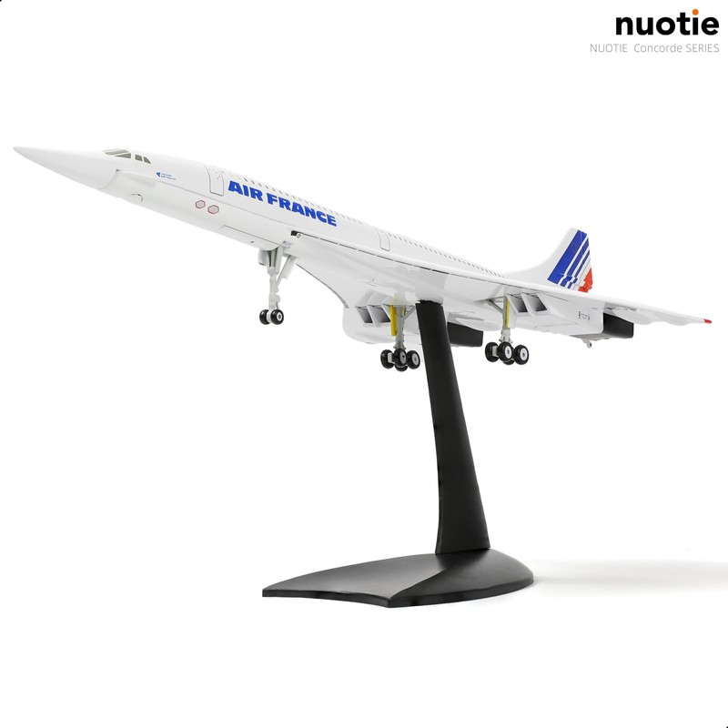 NUOTIE Concorde Airplane Model Pre-Build Diecast Aircraft Model Kits Aircraft