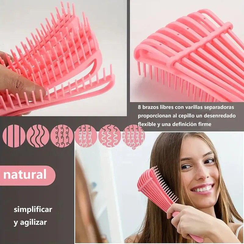 10 Kit Peines Regadera Pinzas De Cabello De Peines Cepillo