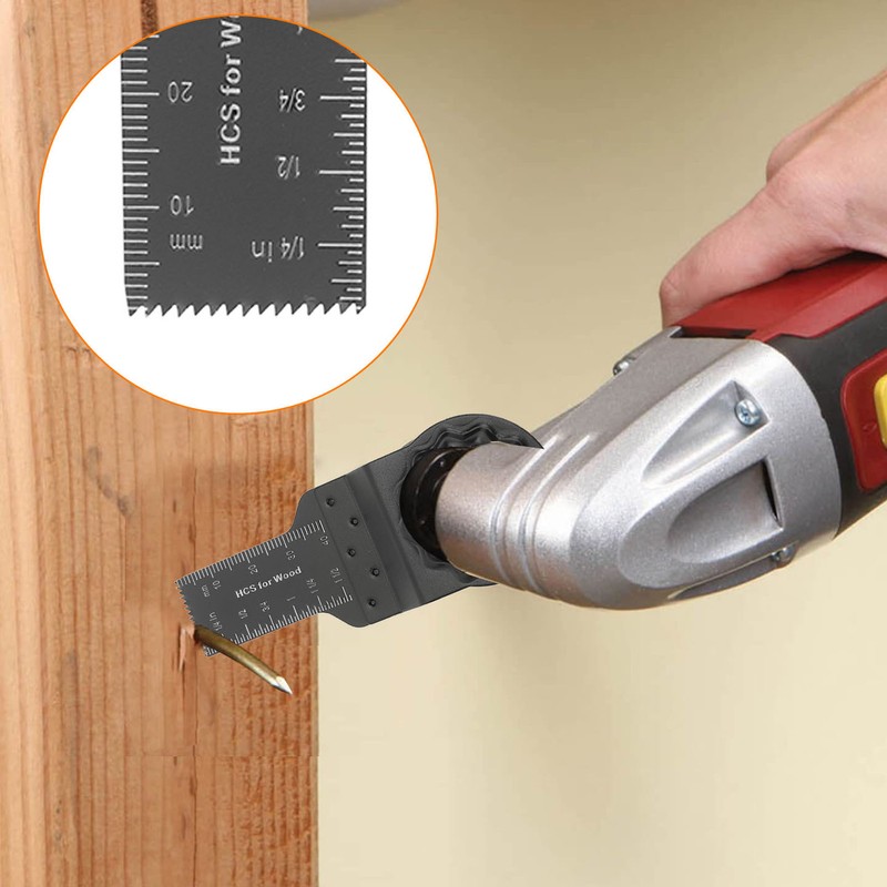 10PCS Oscillating Saw Blade 20mm Universal Metal Wood Oscillating Multitool