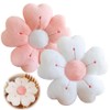 Mineup 2 Pcs Flower Pillow, 35cm Flower Cushion, Flowers Shaped