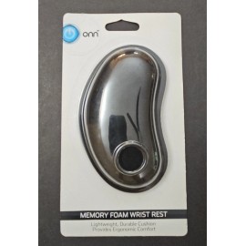 Onn Memory Foam Wrist Rest Cushion, Nonskid Ergonomic Mouse Hand Comfort Support