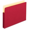 Pendaflex Colour File Pockets, 3.5-Inch Expansion, Legal, Red, 25/Box