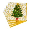 Caspari Gilded Tree Cocktail Napkins - 20 Per Package, 2