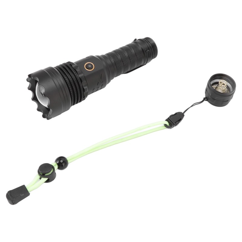 5800LM LED Waterproof Flashlight USB Rechargeable Outdoor Emergency Flashlight 5