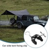 Car Side Awning Clamp Grip, Awning Mounting Rod Fixing Clip