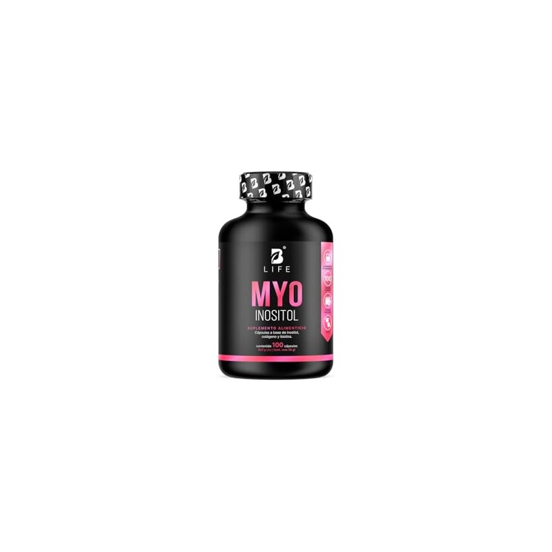 B Life | Inositol de 100 Cápsulas de 500 mg