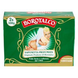 Borotalco Roberts: Set of 2 Scented Soaps, Vintage Edition (Baby Picture) * 3.5 Ounces (100g) Packages (Pack of 2) [ Italian Import ]