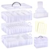 Funtopia Craft Storage Organiser 59 Pack, 3-Tier Stackable Storage Container