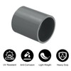 uxcell 10 Pcs PVC Pipe Fitting 1 Inch Coupling Adapter