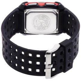 Armitron Sport Men's 408177RED Chronograph Black and Red Digital Watch