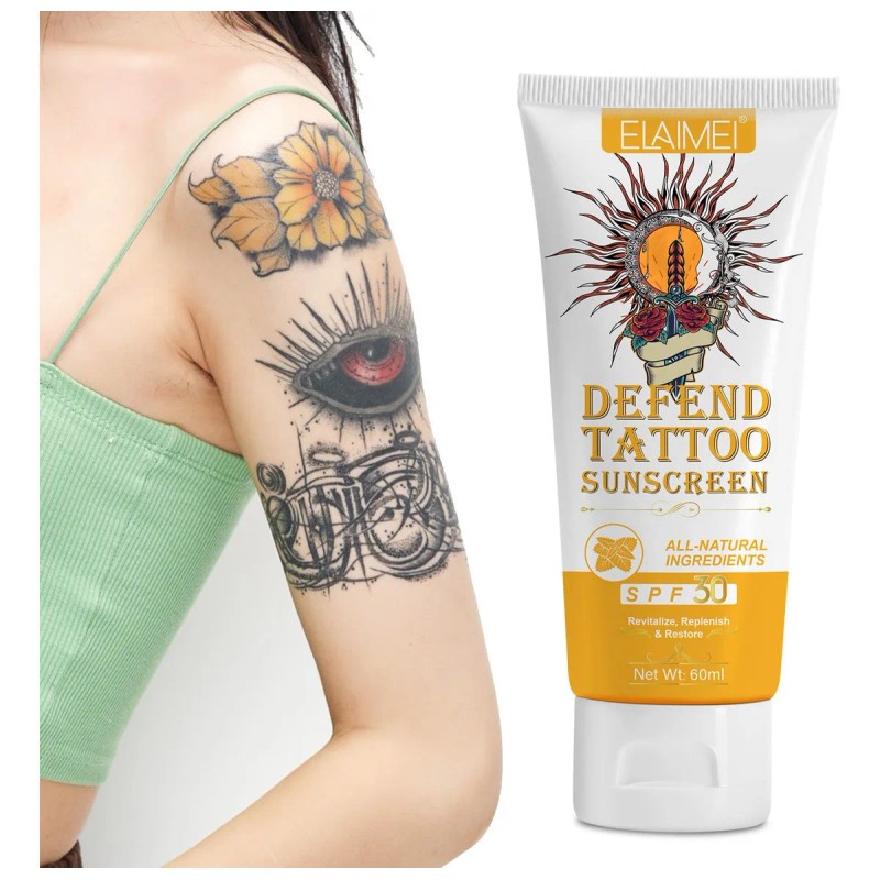Protector Solar Tatuajes Hidratante Revitaliza Protege