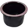 FR Replacement Cup Holder with Black Chrome Lip for Recliners