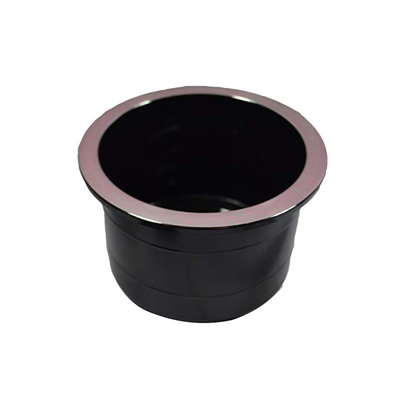 FR Replacement Cup Holder with Black Chrome Lip for Recliners
