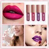High Gloss Glitter Lip Gloss, 4 Colours Liquid Lipstick, High