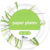 Basics Everyday Paper Plates, 10 Inch, Disposable, 100 Count -