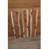Three Red Cedar Live Edge Wood Slab Lumber Rustic Woodwork