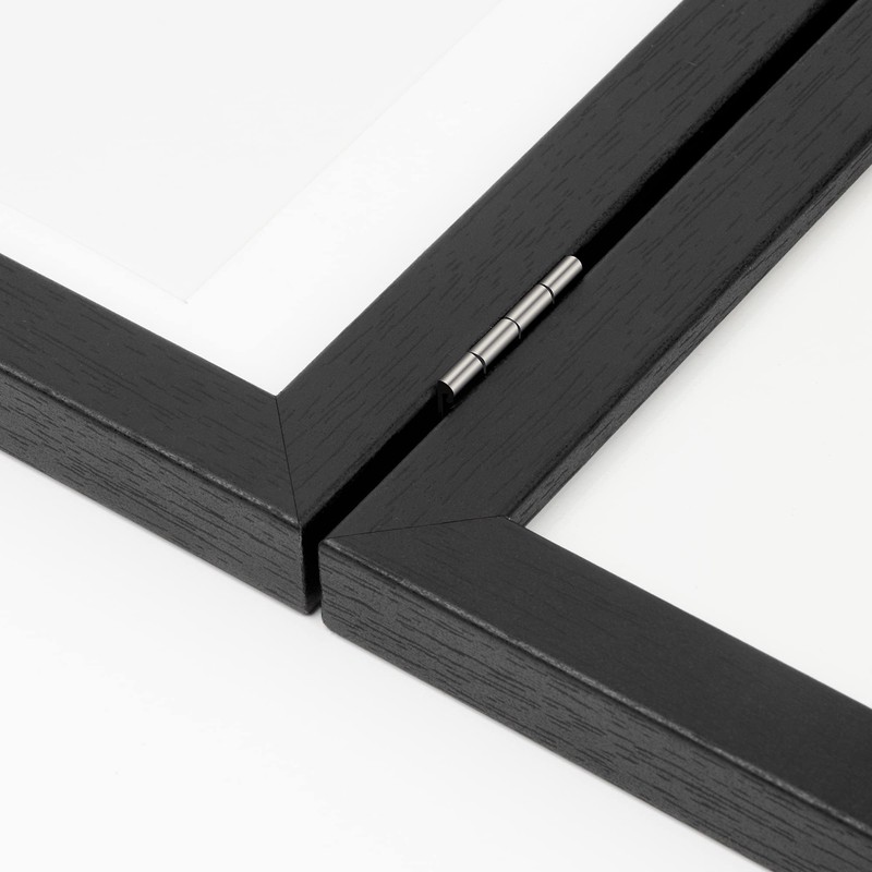 Sonefreiy Picture Frame 5x7 4x6 Multi Black Trifold 3 Photo