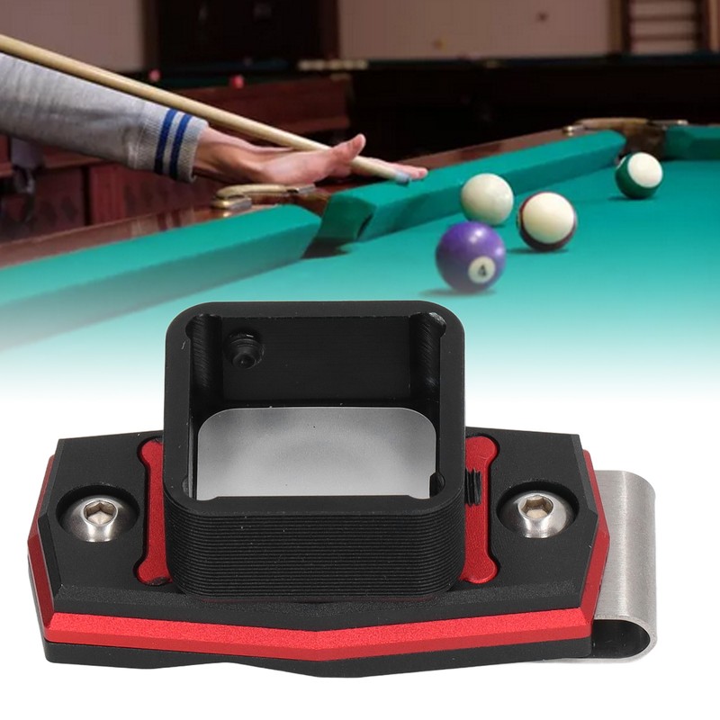 Billiard Chalk Holder Aluminum Alloy Magnetic Snooker Chalk Tip Storage