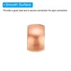 PATIKIL 8mm Tube OD Compression Sleeves Ferrules, 6pcs Copper Ferrule