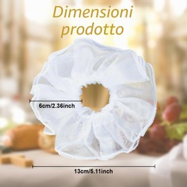 Salvagoccia per Candele Tulle, Comunione Candela Protezione Antigoccia Gonne di Candele, Candela Battesimo Antigoccia, per Matrimoni, Cene a Lume (A)