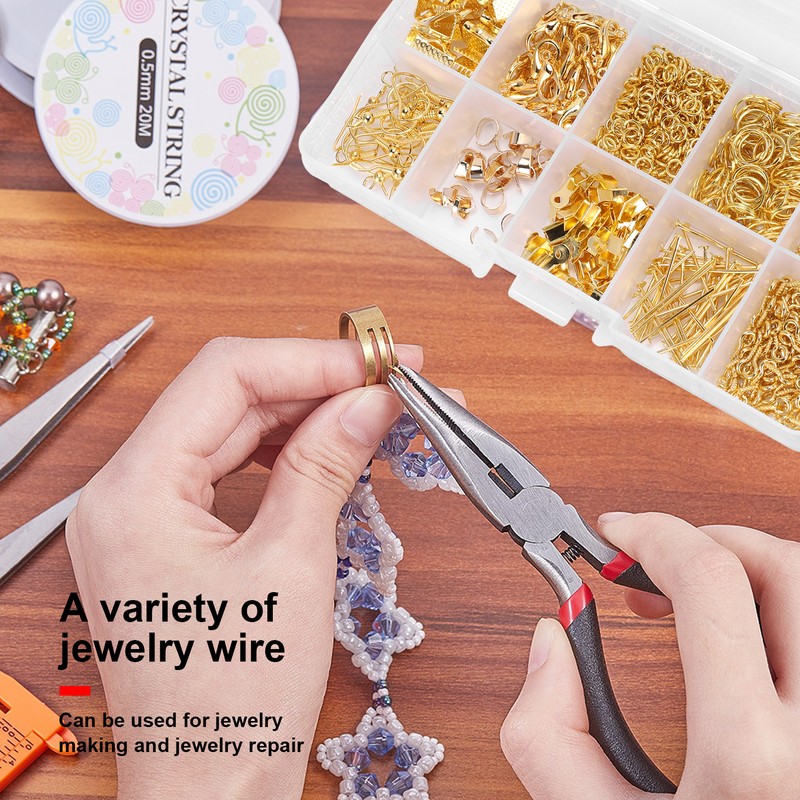 Jewelry Making Tool Kit Earring Crafts DIY Lobster Clasp Wax