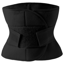 Postpartum Belly Band Support Recovery Wrap, Abdominal Binder Postpartum Essentials After Birth Brace, Body Shaper Waist Shapewear, Post Surgery Pregnancy Belt (Black, M)