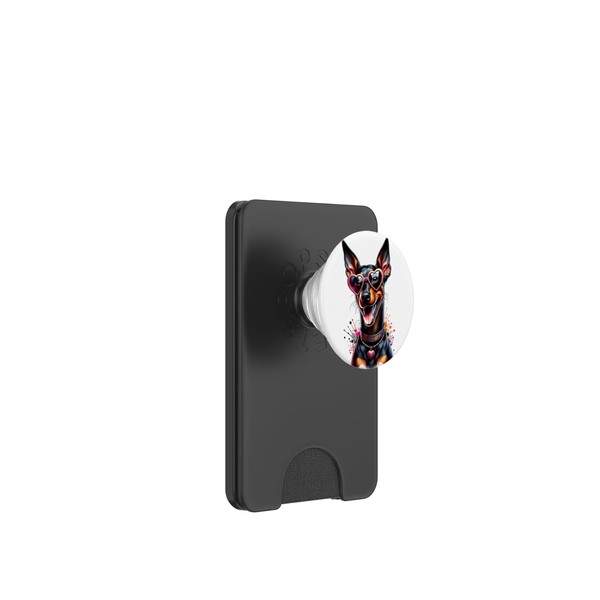 Manchester Terrier Standard-Hund St. Valentines Day Kunstwerk PopSockets PopWallet für