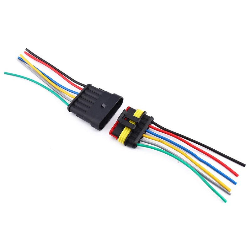 6 Pin Connector, Waterproof 6 Pin Way Car Waterproof Auto