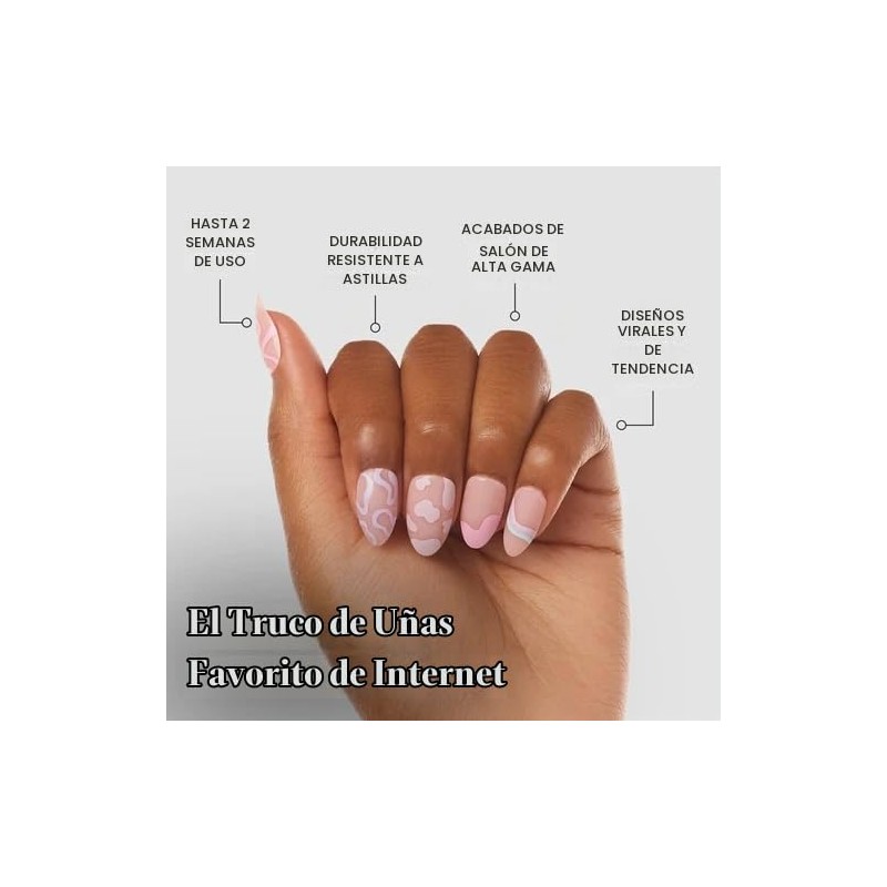 Glamnetic - Clavos de presión para uñas - Wild Card