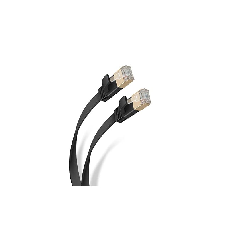 STEREN Cable Ethernet STP Cat 7, de 5 m, Plano