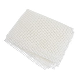 Ciieeo Woven Mesh Fabric Plastic Hooks for Hanging Woven Tapestry Blanket Weaving Kit Blank Rug Hooking Mesh Carpet Rug DIY Tapestry Mesh DIY Craft Tool Latch Hook Mesh Latch Hook Canvas
