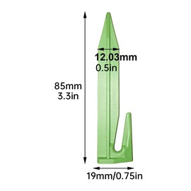 10 Pcs 8.5cm Outdoor Lawn Mower Boundary Line Signal Line Press Line Nails - Durable Plastic Ground Pegs for Gardening & Landscaping