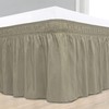 Elegant Décor 100% Egyptian Cotton Around Luxurious Bed Skirt, Elastic