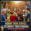 50 Pcs Veterans Day Plastic Cups,12oz Veterans Day Decorations