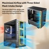 Okinos Genuine Walnut Wood Micro ATX Case, MATX PC Case