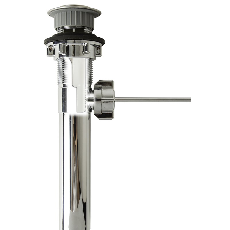 PF WaterWorks PF0324-PB-GR Never Clog Sink/Lavatory, Gray ABS ClogFREE Universal
