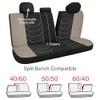 CAROMOP - Fundas transpirables para asiento de auto, asientos completos,