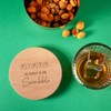 "Fifty Is Only 14 In Scrabble" Engraved Wood Coaster -