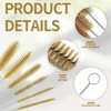 Graplan Brass Pipe Cleaning Brush, Brass Wire Brush Set 8/10/12/15/18/20