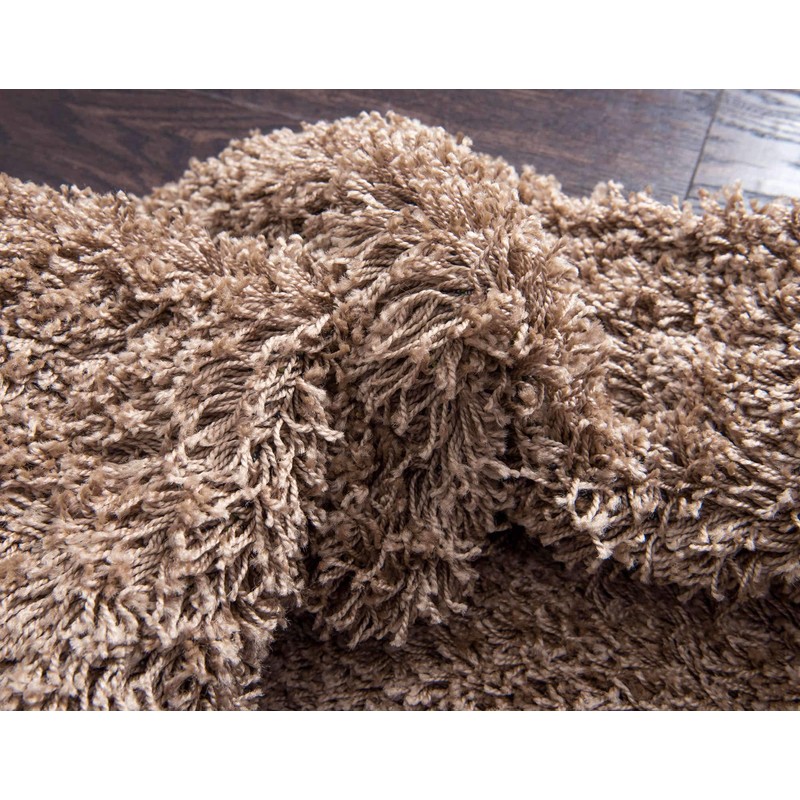 Unique Loom Solid Shag Collection Area Rug (8' x 10'