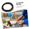 BUGUUYO Abs 1.75mm 10m Roll 3D Printing Material Black 3D