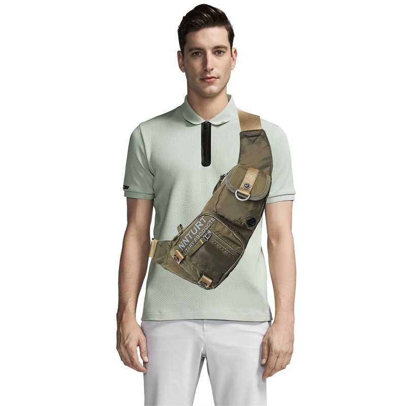 Innturt Nylon Bodybag Backpack, green