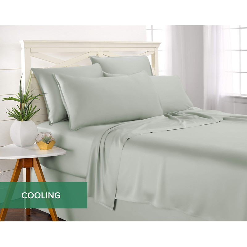 Pure Bamboo Queen Sheets, Genuine 100% Organic Viscose Derived from