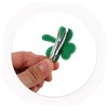 BESPORTBLE 6PCS Shamrock Sequin Hair Clips for Patrick Day Cute
