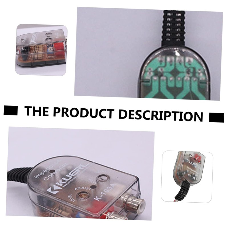 CIYODO 2pcs Vehicle Audio Converter High to Low Frequency Audio
