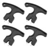 CVNRCLP 4 Pack Universal Black Golf Shoe Spikes Removal Tool