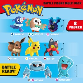 Pokmon Pokemon Battle 8 Figure Multi Pack (2" & 3")