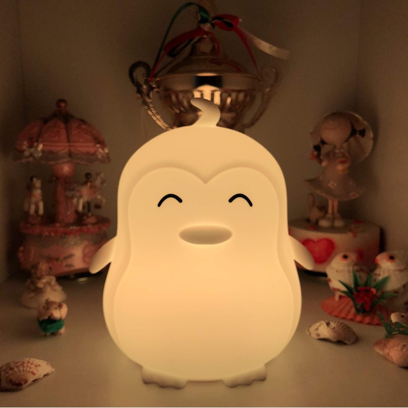 Glinrui Large Penguin Night Light for Babies Bedroom Light, Nursing
