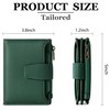 Airkit Small Wallet Women RFID Blocking Soft Leather Bifold Compact